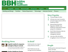 Tablet Screenshot of buildingbetterhealthcare.co.uk